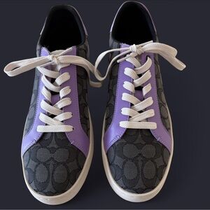 Coach Clip Low Top Signature Sneakers